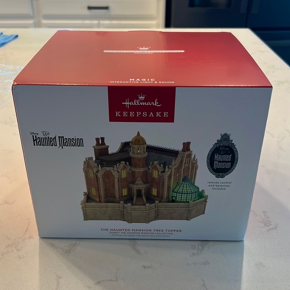 Hallmark Keepsake Disney’s Haunted Mansion Tree Topper - UNOPENED
